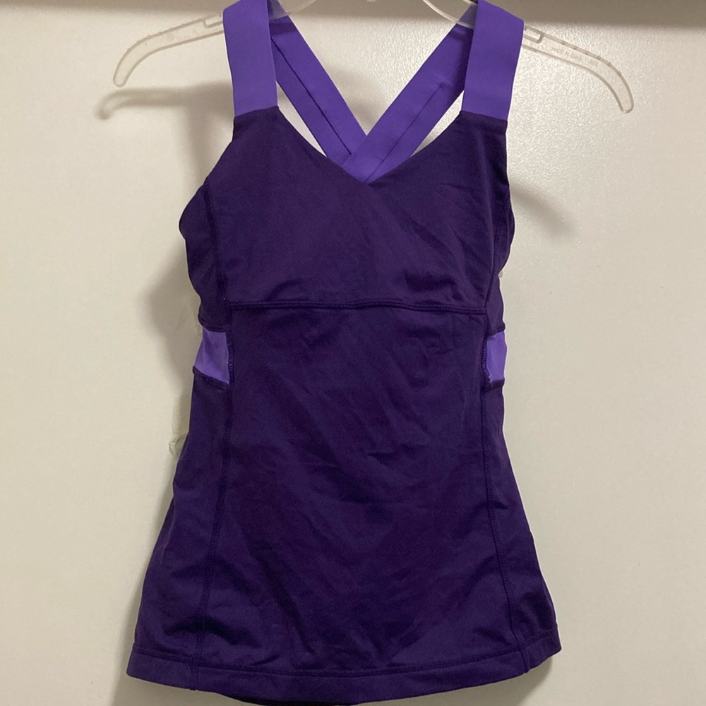 lululemon athletica Deep Purple Tank Top